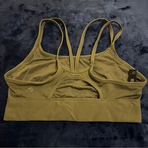 All in Motion Olive Green Sports Bra Strappy
